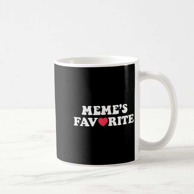 Roliga Meme:s Favorit Son Dotter Jag är Memes Favo Kaffemugg (Höger)