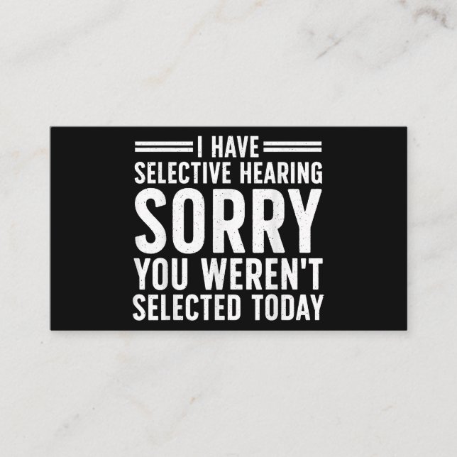 Roliga meningar Art för Sarkastic People Manar Wom Visitkort (Framsida)