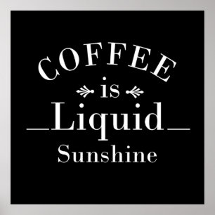 roliga meningar för kaffe poster