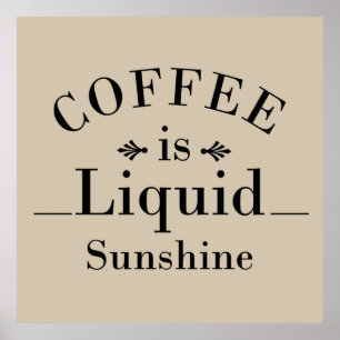 roliga meningar för kaffe poster