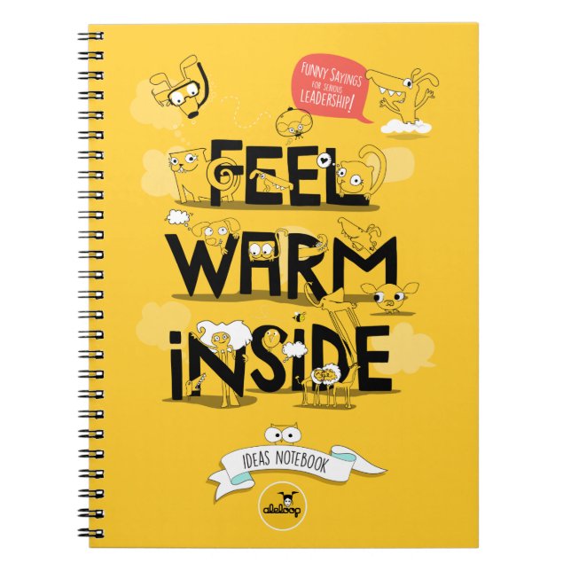 Roliga meningar för seriösa ledare - bärbara anteckningsbok (Framsidan)