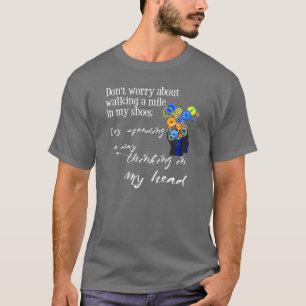 Roliga meningar Gå en maskin i mina skor T-shirt