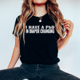 Roliga meningar, jag har doktorsexamen i en nedtra t shirt