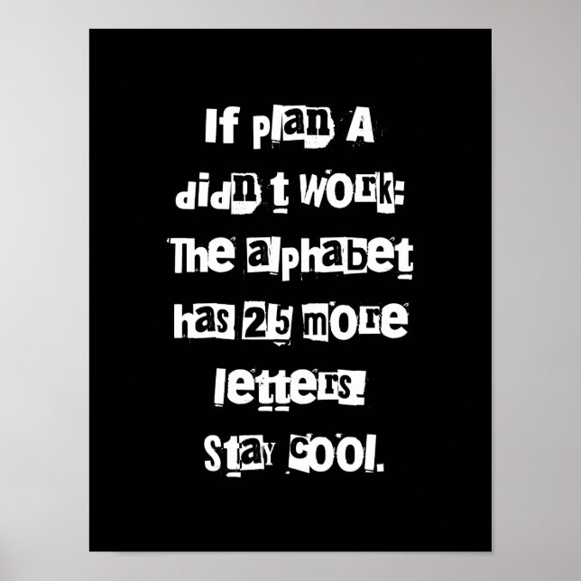 Roliga meningar Sarcasm Älskare-gåvor - typografi  Poster (Framsidan)