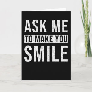 Roliga meningar Smile Kort