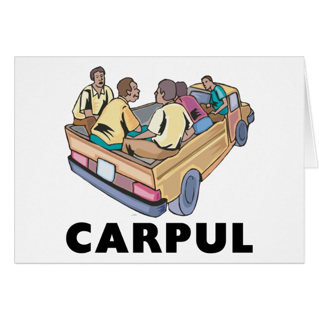 Roliga mexicanska Carpul Hälsningskort (Framsidan Horizontal)