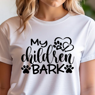 Roliga Mina Barn Skäller T Shirt
