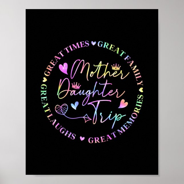 Roliga minnen från mamma och dotters kryssning poster (Framsidan)