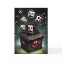 Roliga monster i en låda