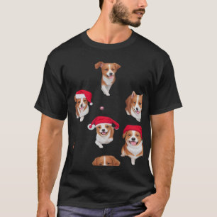 roliga mönster jul yule yuletide Klassisk T-shirt