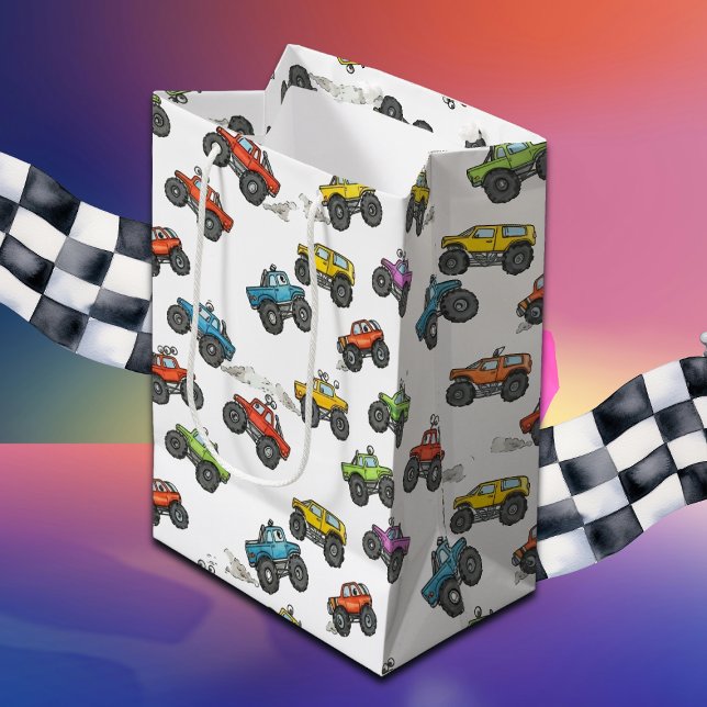 Roliga monstertruckar födelsedag  (Skapare uppladdad)