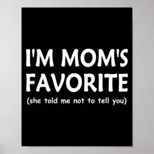Roliga Mors Favorit Barn Son Dotter Jag Är Mors F Poster