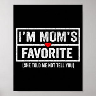 Roliga Mors Favorit Barn Son Dotter Jag Är Mors F Poster