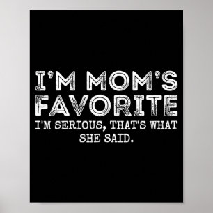 Roliga Mors Favorit Son Dotter Jag är Mors Favorit Poster