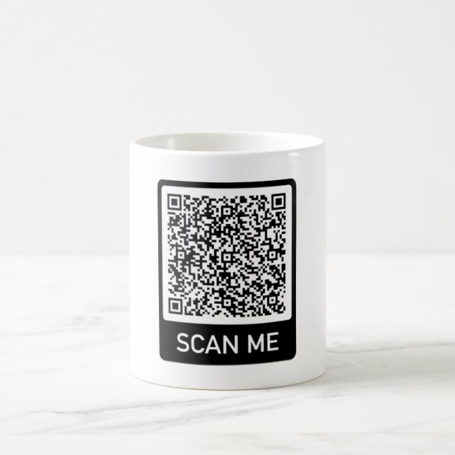 Roliga muggar sökning i QR-kod för sökning i Mugg (Center)