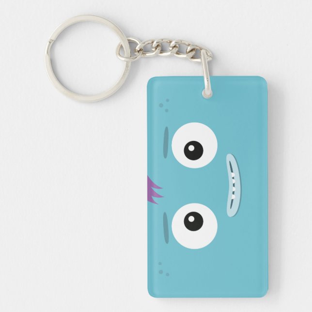 Roliga musikbandblått Keychain för BBSS (Framsidan)