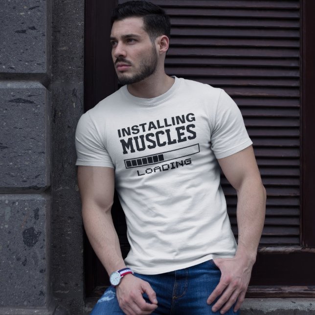 Roliga Muskler Nörd Tee Shirt (Skapare uppladdad)