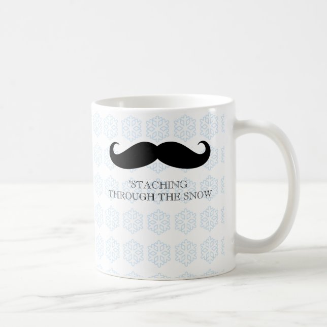 Roliga mustascher för julafton för kaffemugg (Höger)