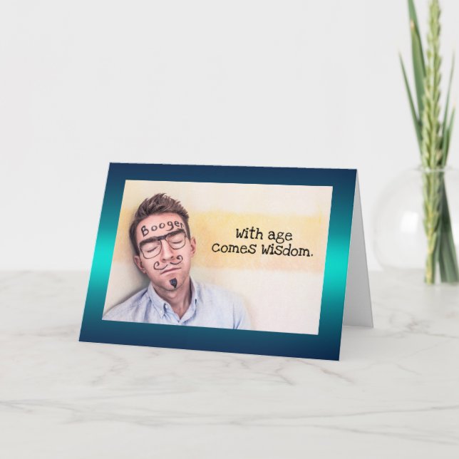 Roliga näsråpor kort (Framsida)