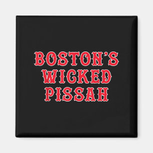 Roliga New England Bostons elaka Ah Magnet