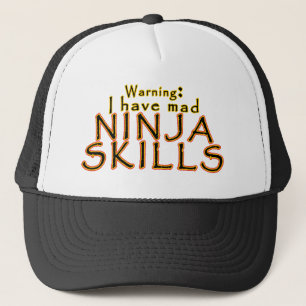 Roliga Ninja skämttruckerkepsar Truckerkeps
