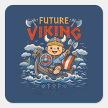 Roliga Norska Klistermärken för Framtida Vikingar
