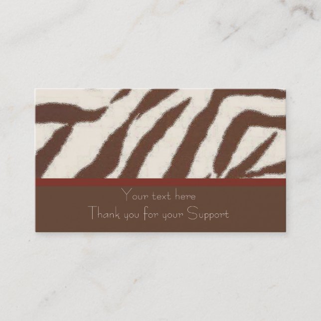 Roliga & nyckfulla djura tryckvisitkortar visitkort (Framsida)