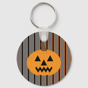 Roliga och fantasifulla halloweenpumpar nyckelring