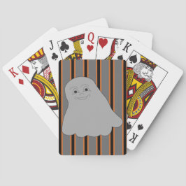 Roliga och flotta Halloween-ghostar Casinokort