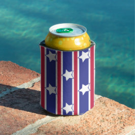 Roliga och flotta patriotiska stjärnor och ränder