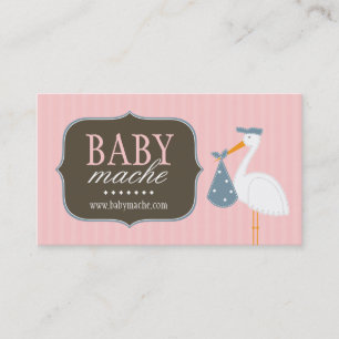 Roliga och moderna babyBoutiquevisitkortar Visitkort