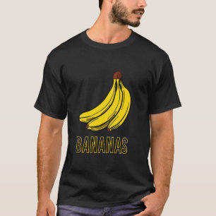 Roliga och säregna bananälskare t shirt