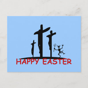 Roliga offensiva Satan Helg Vykort