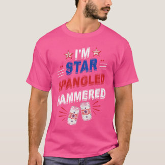 Roliga öl-drickande dricker alkohol 4 juli Ha T Shirt