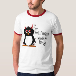 Roliga onda Penguin™ grabbar T Tee