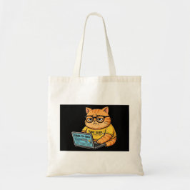 Roliga Orange Katt Programmerare Väskor