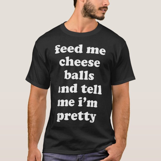 Roliga ostbollar t shirt (Framsida)