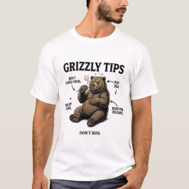 Roliga överlevnadstips för grizzlybjörn Utomhus hu T Shirt