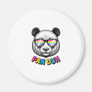 Roliga Panda-solglasögon Vintage Graverad Tröja De Magnet