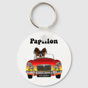 Roliga Papillon Nyckelring