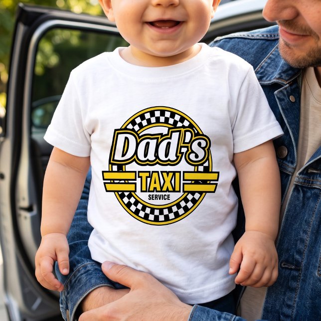 Roliga pappas taxitjänst | Ny faderhumor Tee Shirt (Skapare uppladdad)