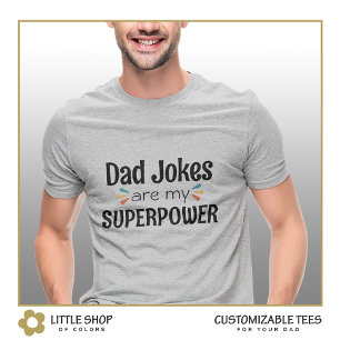 Roliga Pappaskämt Anpassningsbara Fars dag T Shirt
