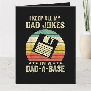 Roliga pappaskämt för män i dad-a-Base Kort