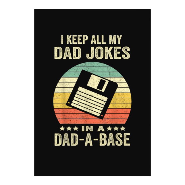 Roliga pappaskämt för män i pappa-Base Fototryck (Framsidan)