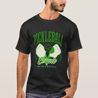 Roliga Par Pickleball Vi Är En Stor Dill Paddleba T Shirt