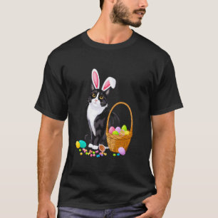 Roliga påskägg Katt Kaninöron Kostym För Katt L T Shirt