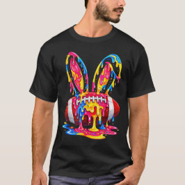 Roliga påskharis glass-drypp-presenter för män Bo T Shirt