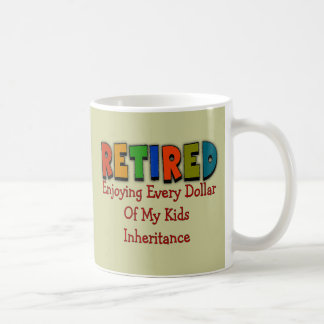 Roliga pensiongåvor kaffemugg