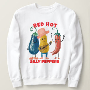 Roliga Peppar-tröja - Unisex Rolig Hoodie T Shirt