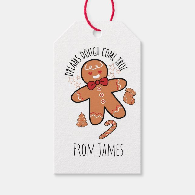 Roliga pepparkakor  presentetikett (Framsidan)